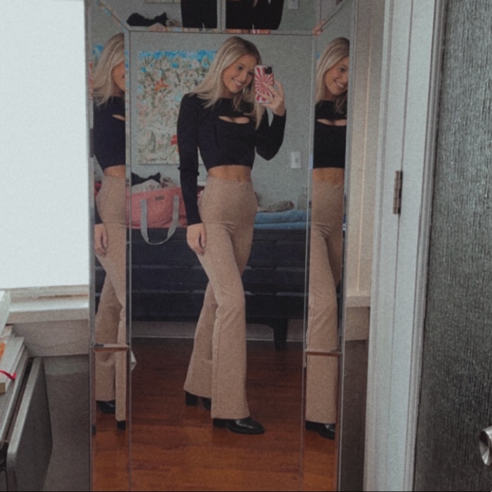 H&M tan dress pants